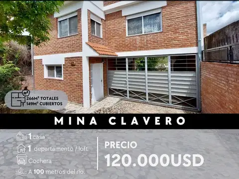 SE VENDE CASA    LOFT EN MINA CLAVERO