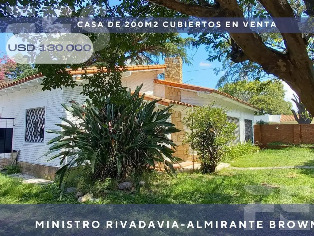 Venta casa en Ministro Rivadavia