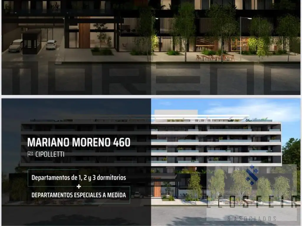 MARIANO MORENO 460 -VENTA DEPARTAMENTO 1 DORM. C/ COCHERA