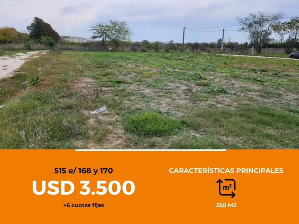 Terreno en venta - 250Mts2 - Las Orianas, Melchor Romero [FINANCIADO]