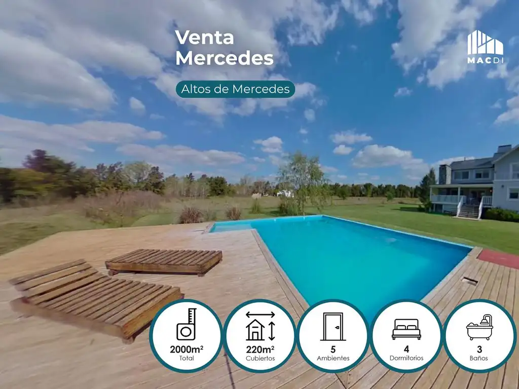 Excelente Casa en Venta - Los Altos de Mercedes