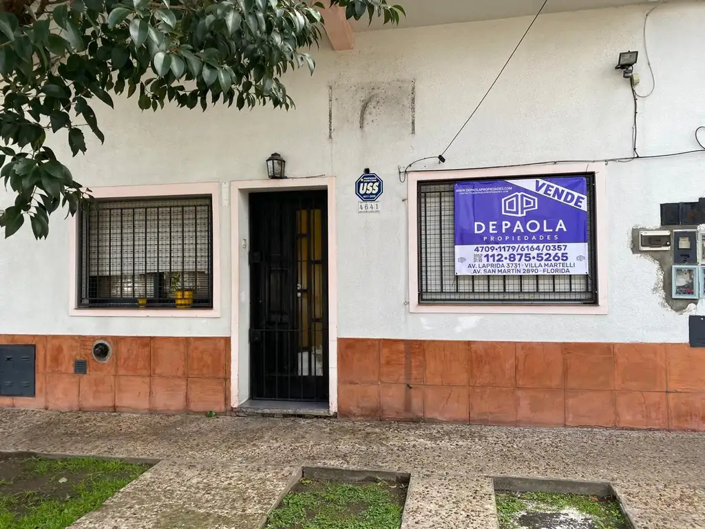 Venta PH tipo casa 3 ambientes 2 dormitorios patio sin expensas - vicente lopez - villa martelli - l