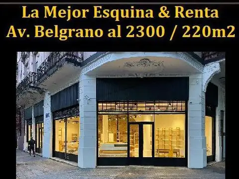 Esquina Exclusiva Av. Belgrano y Matheu Local - Balvanera - Foto 0