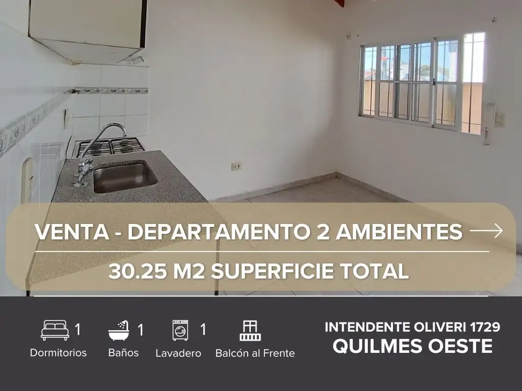 VENTA PH 2 AMBIENTES AL FRENTE CON BALCÓN - Quilmes Oeste