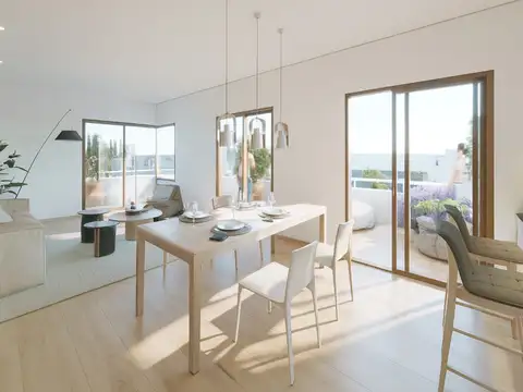 Departamento 3 ambientes con 2 baños