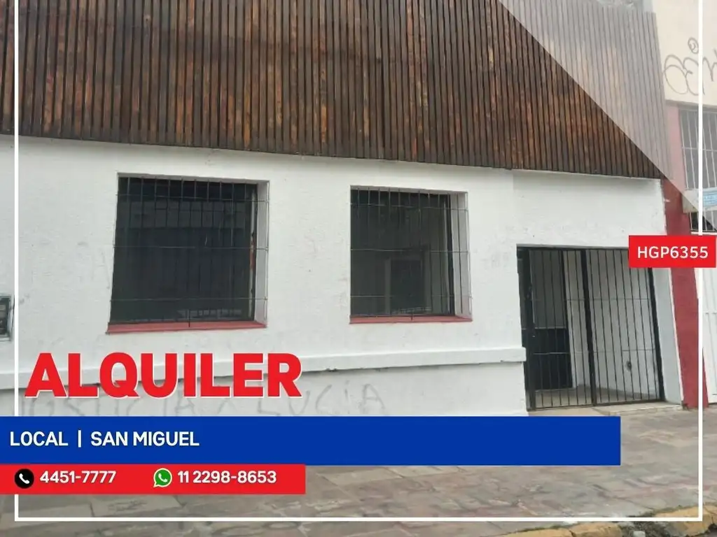 Local - Alquiler - Argentina, San Miguel - Paunero 1100