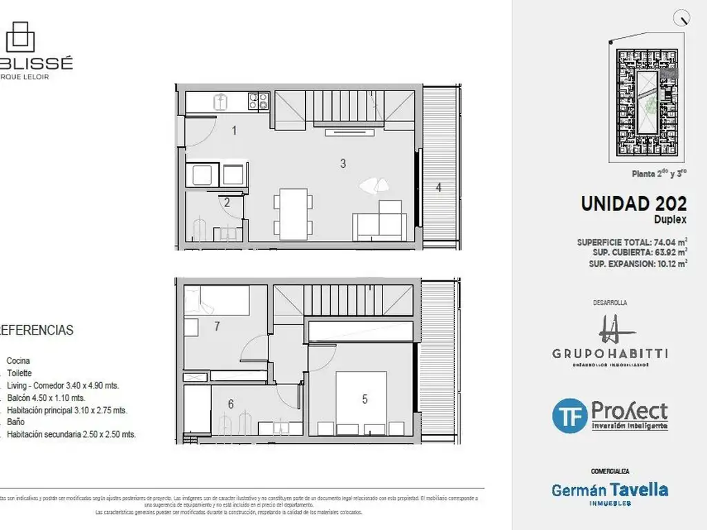 Vta Pozo 3 amb. Dùplex en Av. Martin Fierro, Parque Leloir