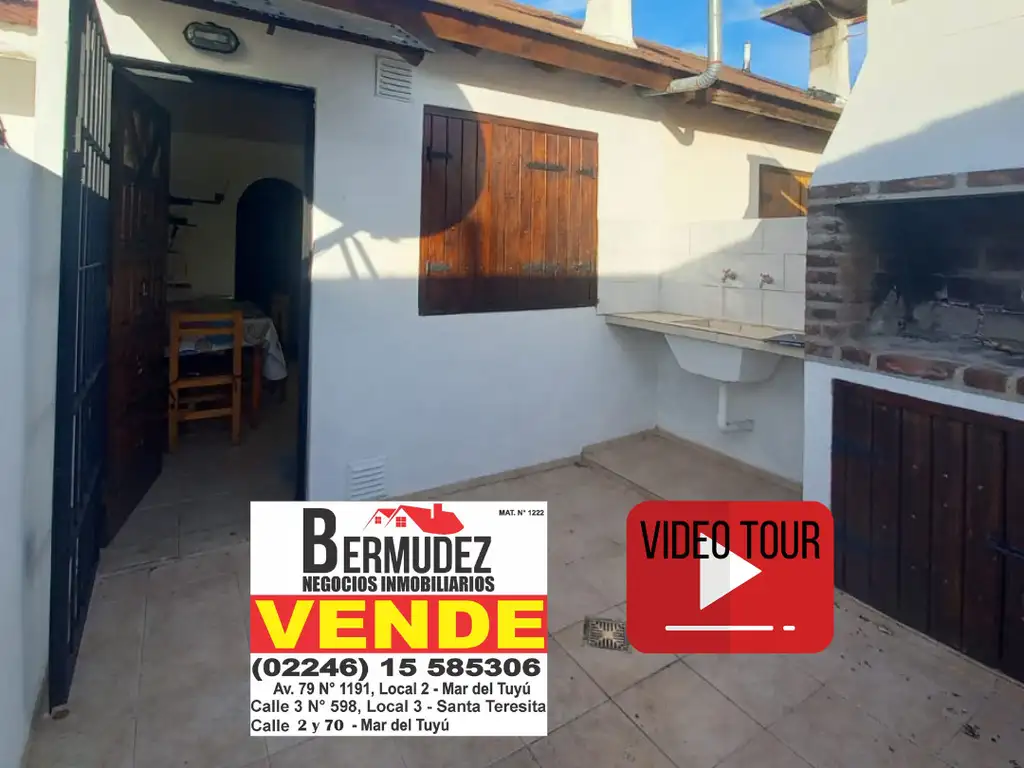 Duplex en venta 3 amb Santa Teresita calle 4 entre 48 y 49