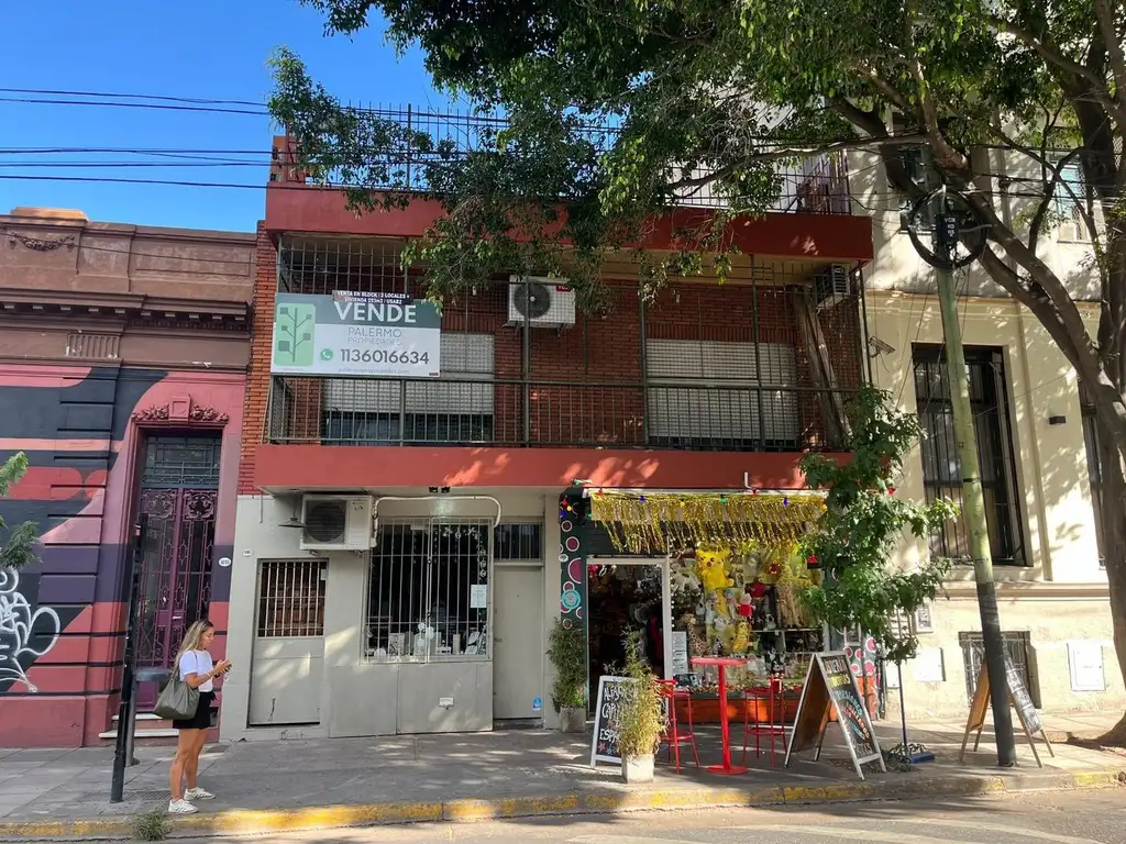 2 LOCALES + VIVIENTA EN 1ER PISO   VENTA EN BLOCK