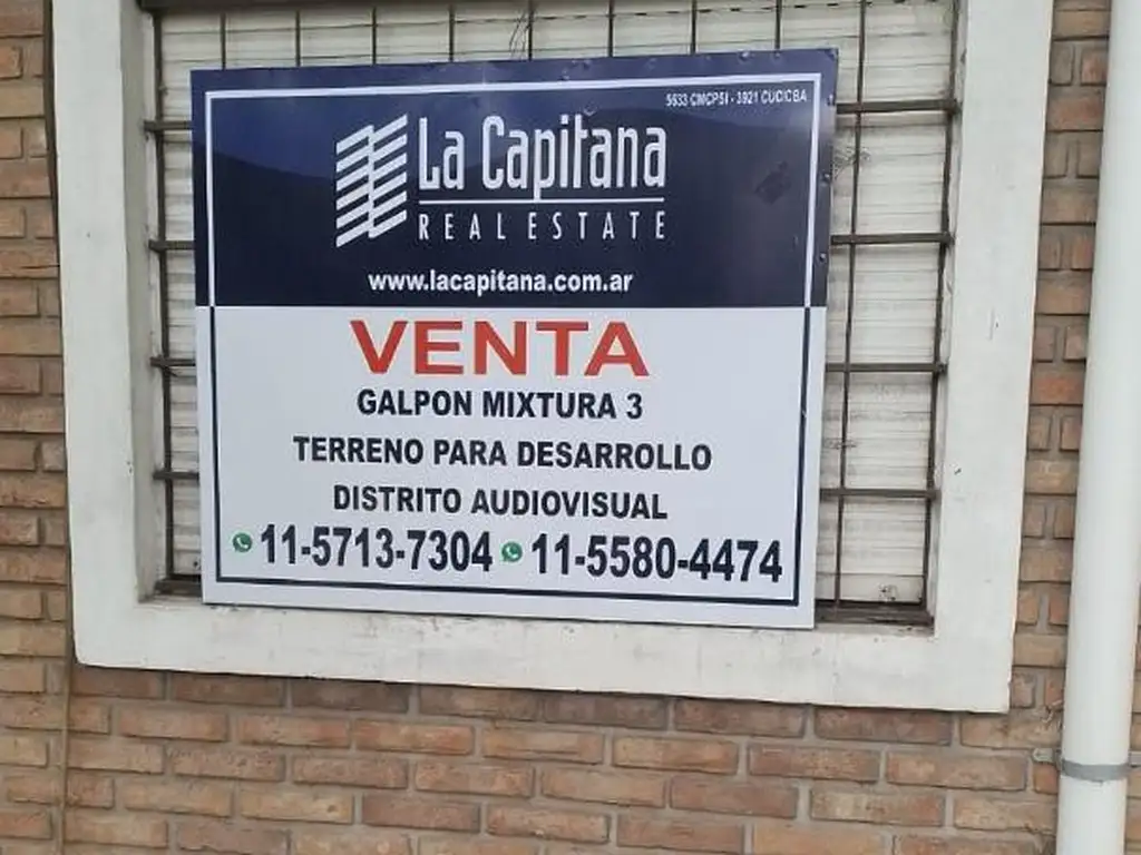 Lote, Venta Distrito Audiovisual, Caldas al 200, Chacarita