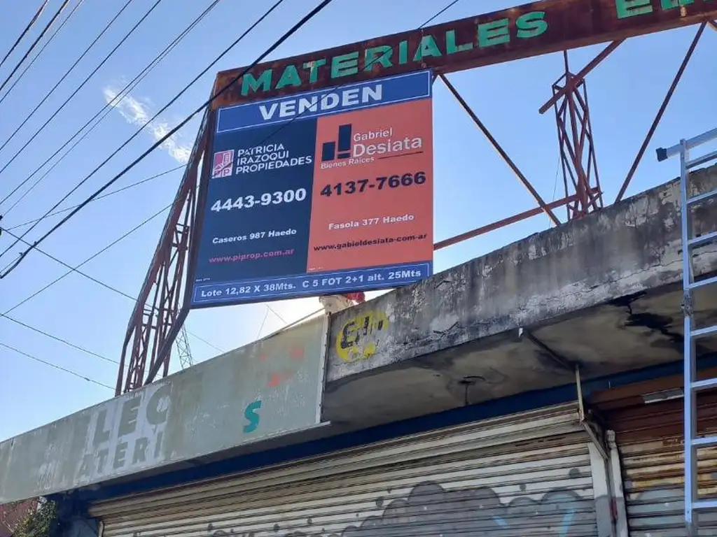 Excepcional terreno s/ Av. Perón (Gaona)