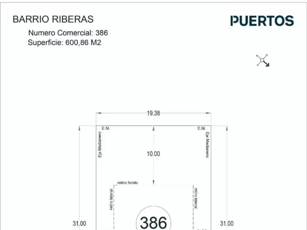 Terreno en venta en Riberas