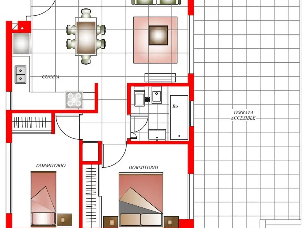 VENTA DEPARTAMENTO 3 AMBIENTES A ESTRENAR CON TERRAZA