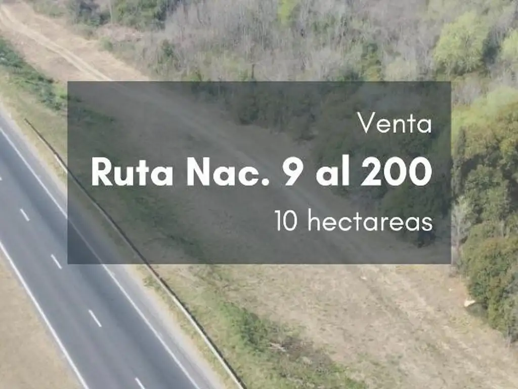 10 Hectareas Sobre Autopista a Arroyo Ramallo