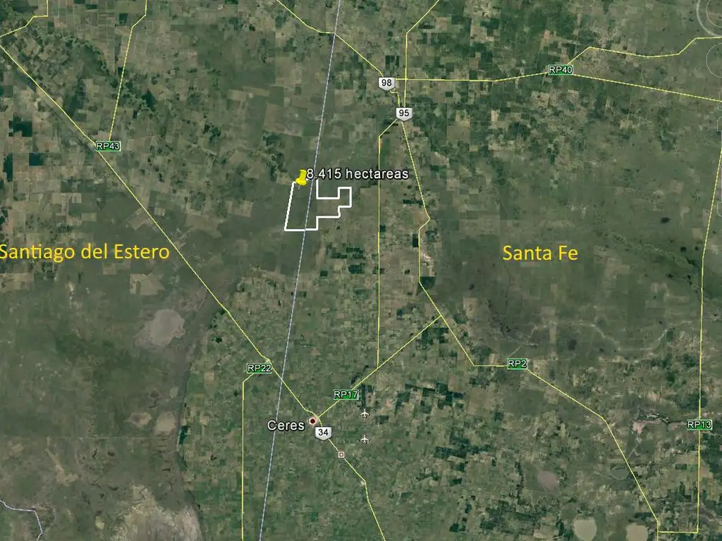 Campo en venta Santa Fe Dacal Bienes Raices