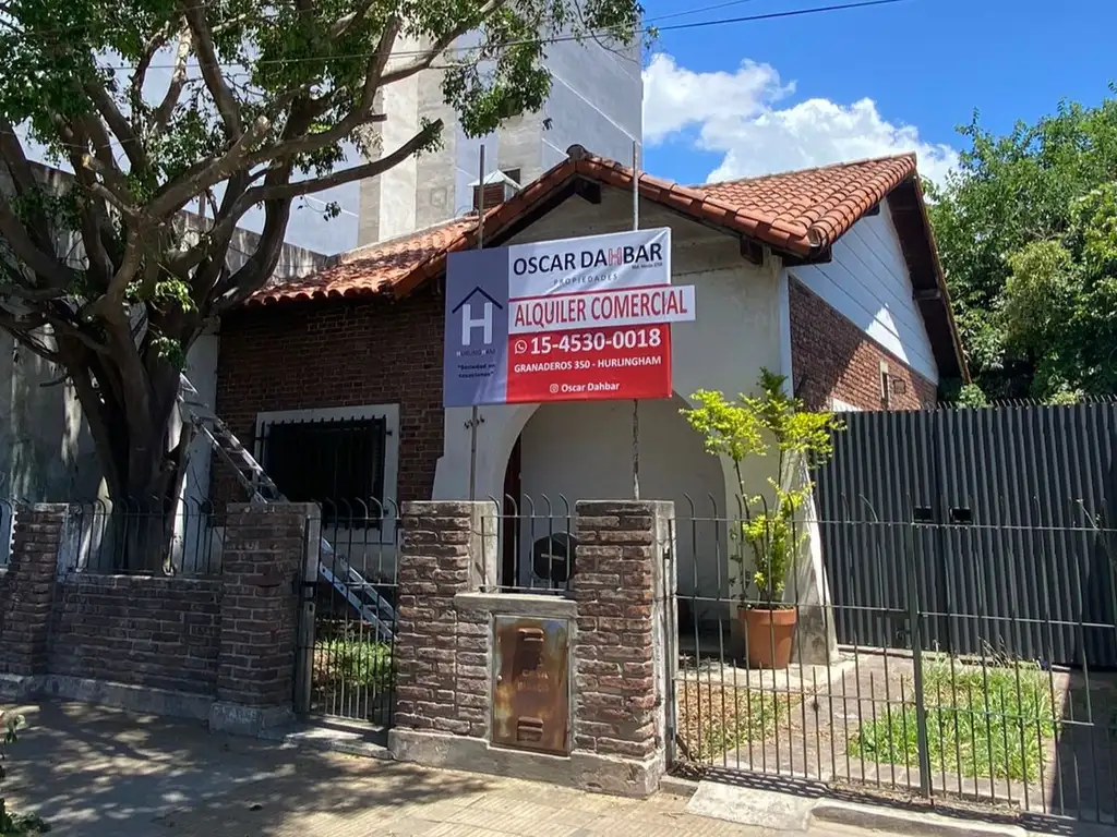 ALQUILER COMERCIAL SOBRE AV. ROCA HURLINGHAM