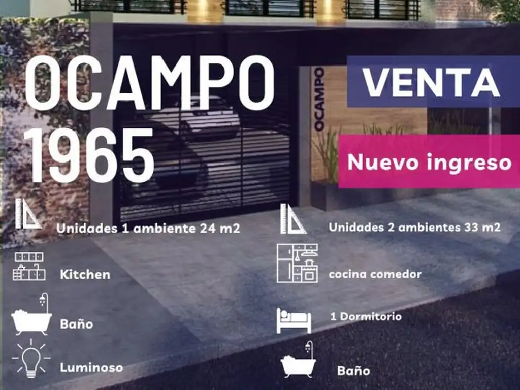 Venta Departamento 2 Ambientes San Justo