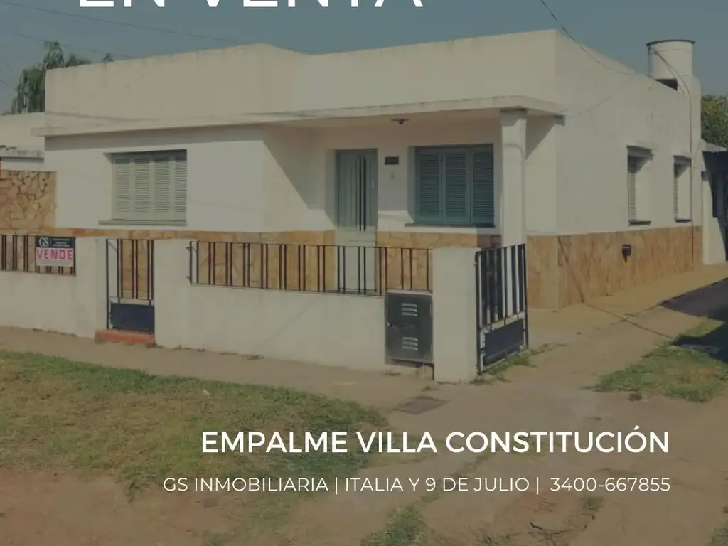 CASA EN EMPALME VILLA CONSTITUCIÓN