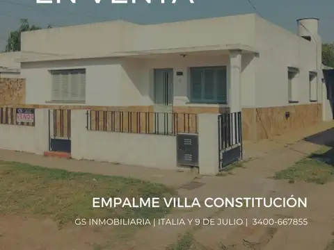 CASA EN EMPALME VILLA CONSTITUCIÓN