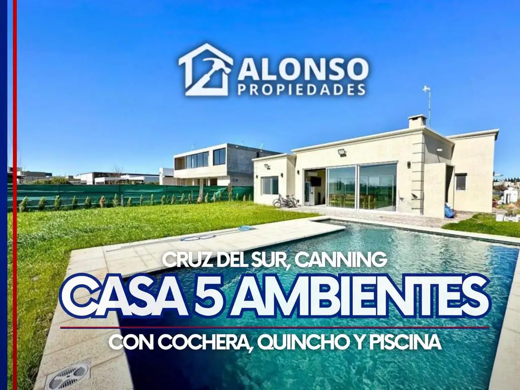 IMPECABLE CASA 5 AMBIENTES CON 2 COCHERAS Y PISCINA