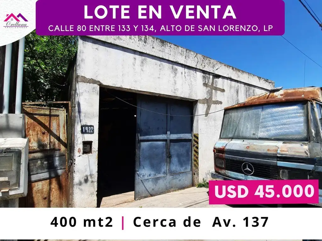 Venta de Lote de 10x40