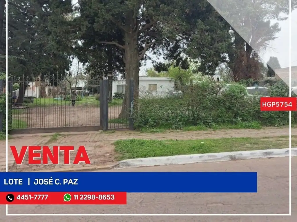 Lote - Venta - Argentina, José C Paz - Coronel Suarez 2400