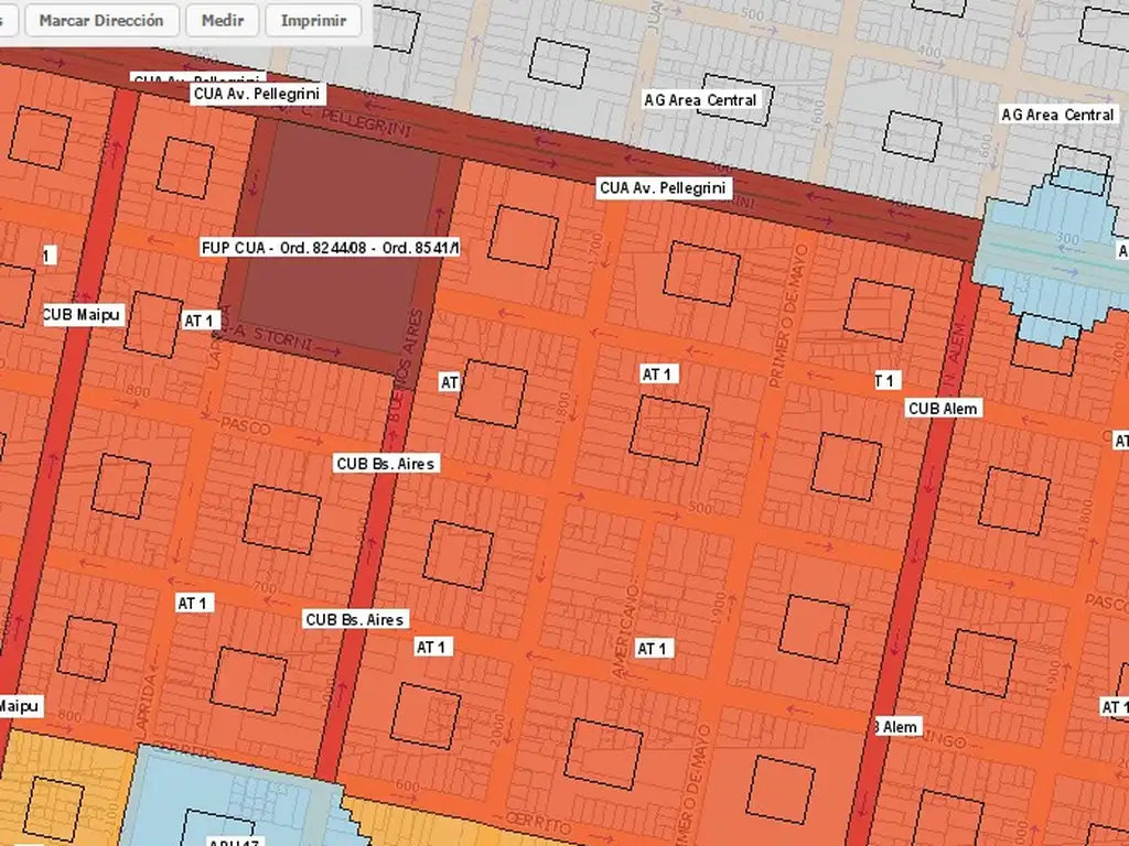 Muy importante terreno de 2100 m2 en Rep. de la Sexta