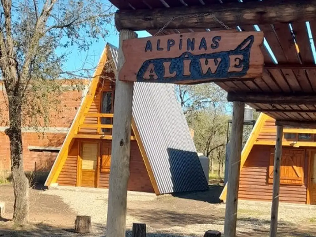 CABAÑAS ALPINAS EQUIPADAS COMPLETAS, CON PILETA, QUINCHO, PARRILLERO Y COCHERAS