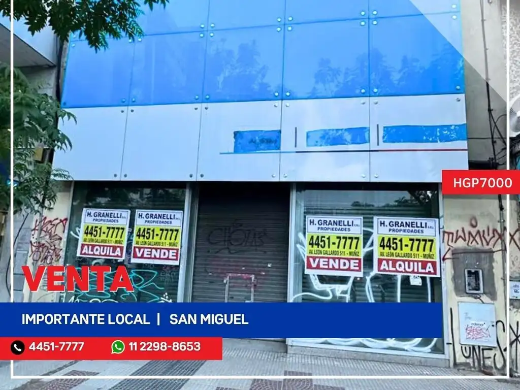 Local - Venta - Argentina, San Miguel - Av. Pres.  Juan Domingo Per?n 1100