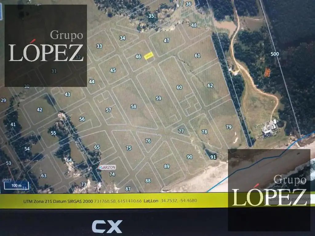 TERRENO - VENTA -  4 lotes - Laguna Garzón, Uruguay a 200 metros del mar