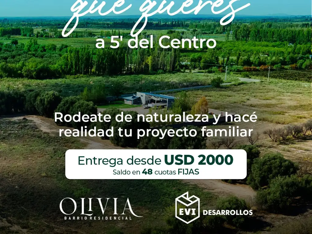 Lote En San Rafael - Loteo Olivia - Lotes Desde 300 M2