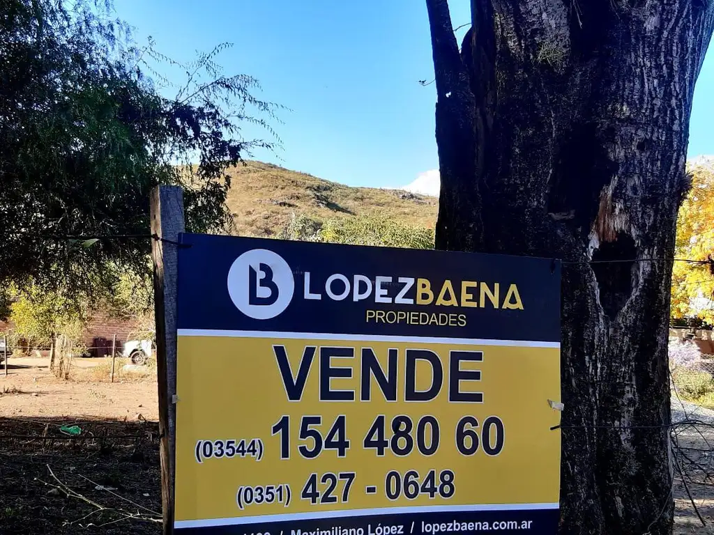 Terreno en venta en La Poblacion, Traslasierras