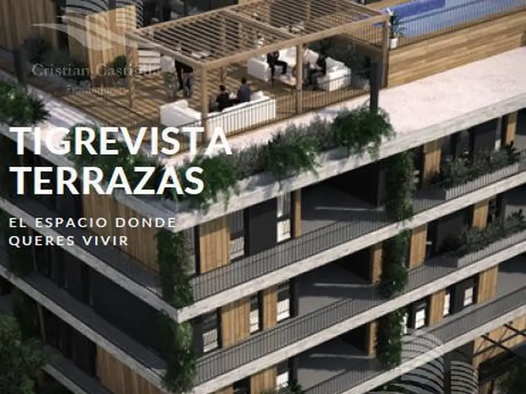 Venta - Departamento 2/Dos Ambientes, Jardín, Balcón - Tigre