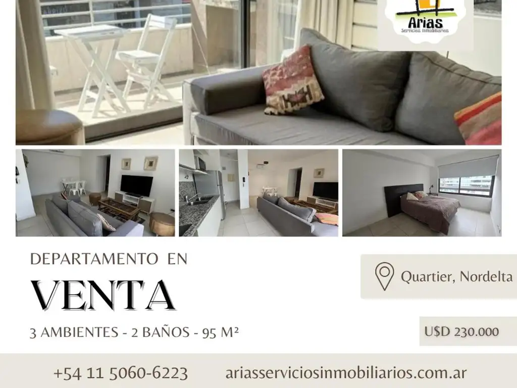 Departamento EN VENTA ubicado en Quartier, Nordelta