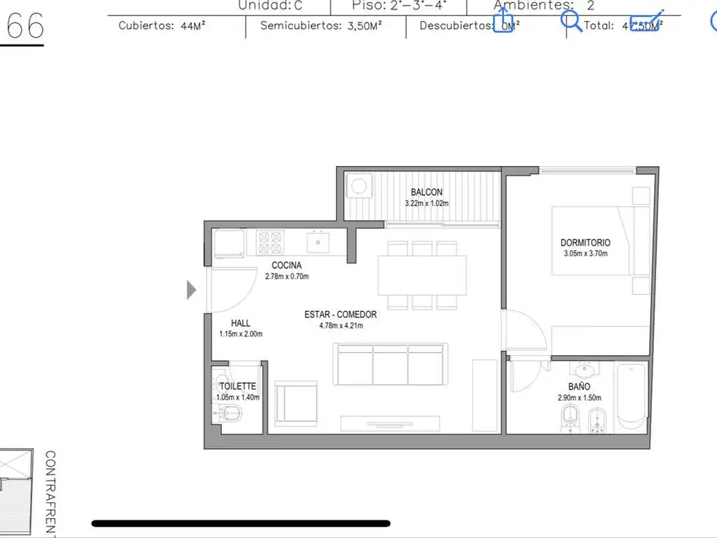 venta villa crespo 3 amb 2 baños cochera opcional