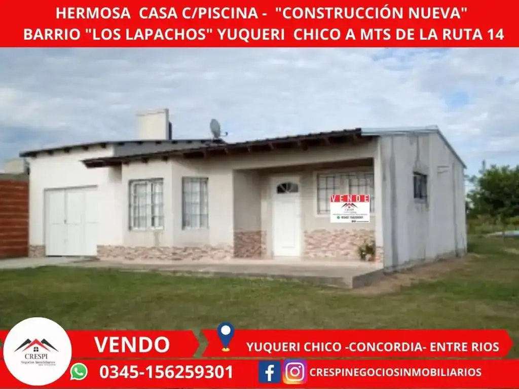 Casa con pileta Estancia Grande