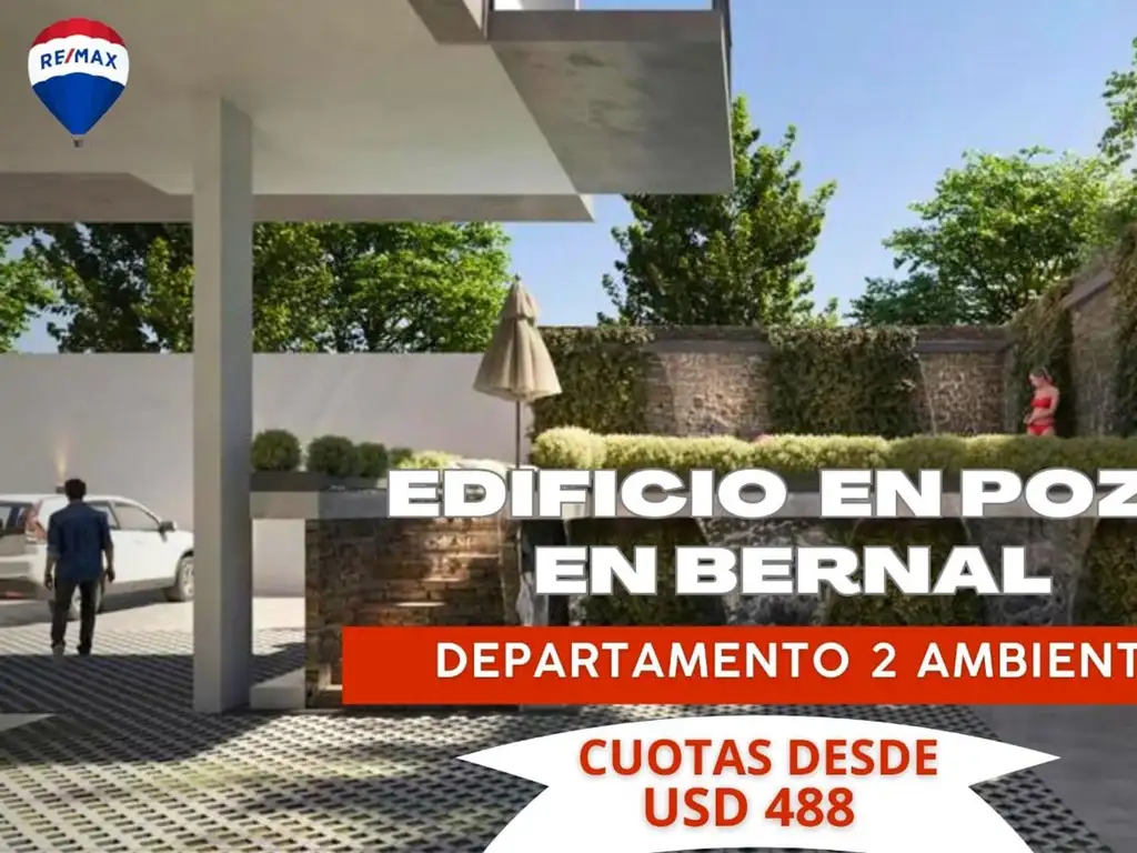 VENDE DEPARTAMENTO DE POZO 2 AMBIENTES CON COCHERA