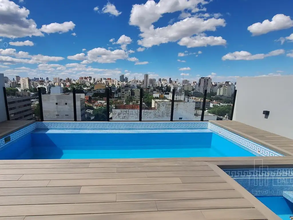 ALQUILER monoambiente amueblado en COLEGIALES edificio con SUM CON PARRILLA Y PISCINA