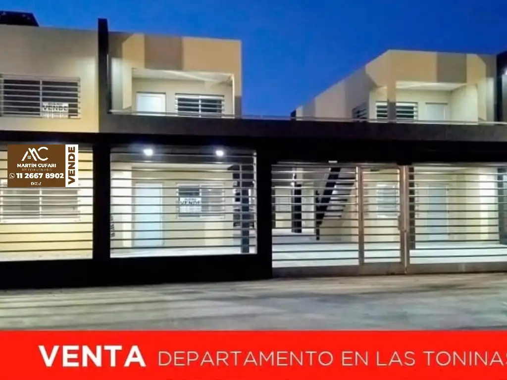 VENTA DEPARTAMENTO A ESTRENAR 3 AMBIENTES, LAS TONINAS