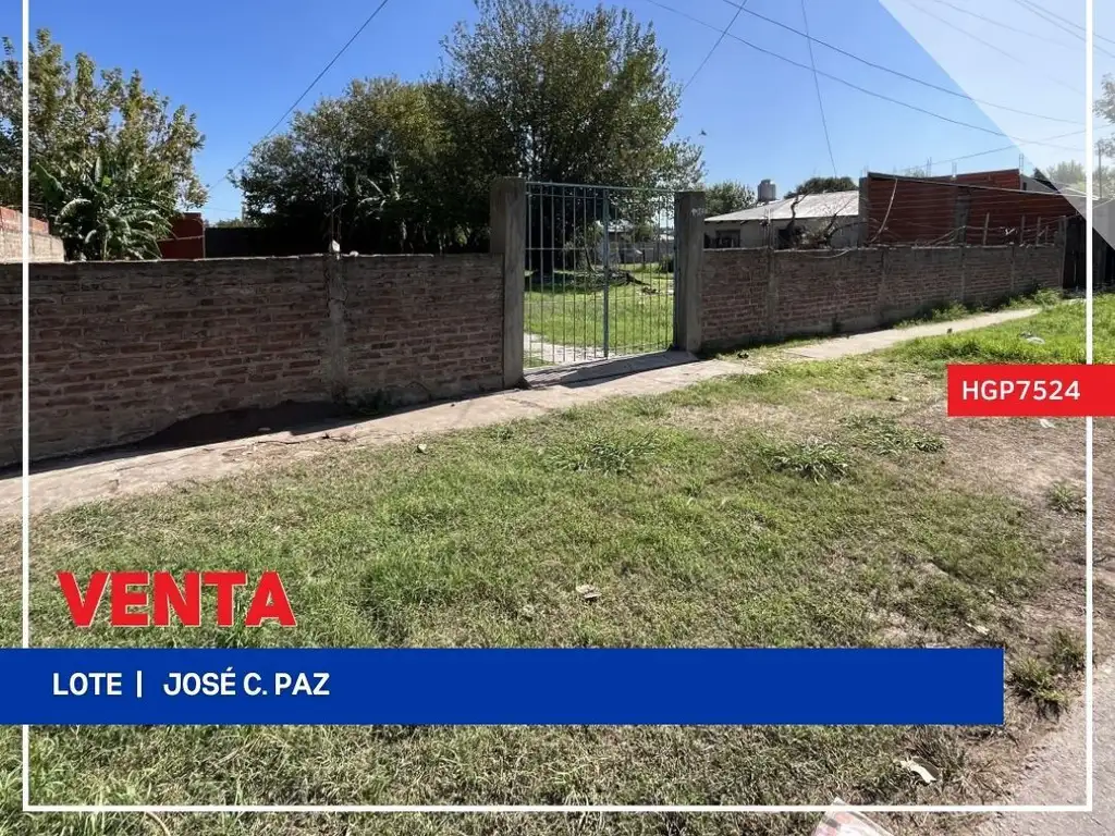 Lote - Venta - Argentina, José C Paz - Mansilla 1400