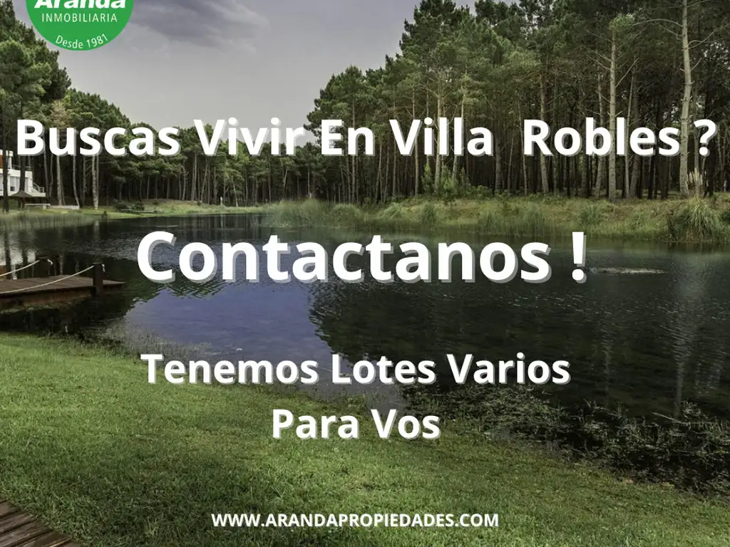 LOTES EN VENTA      EN    VILLA ROBLES