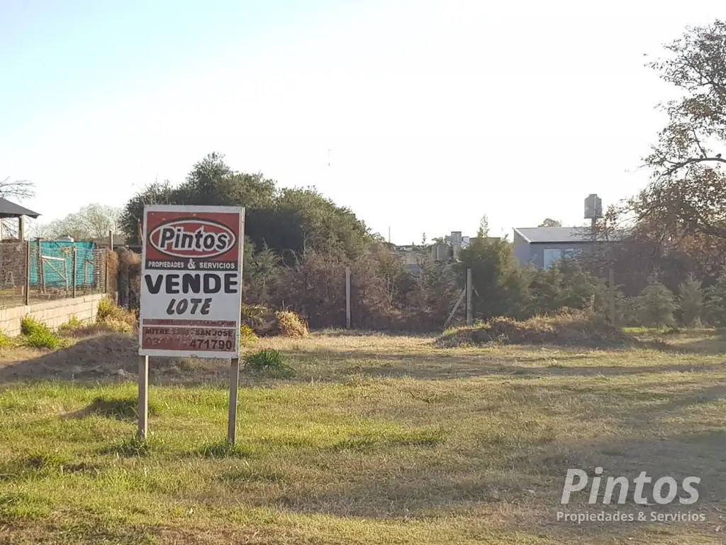 Terreno sobre calle Irigoyen, a solo 150 mts de Cettour. SAN OSE. ENTRE RIOS.