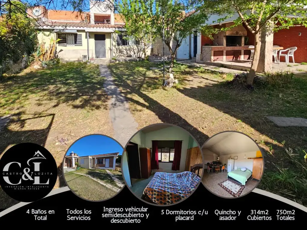 Casa y 2 Departamentos en venta, Miguel Muñoz, Villa Carlos Paz