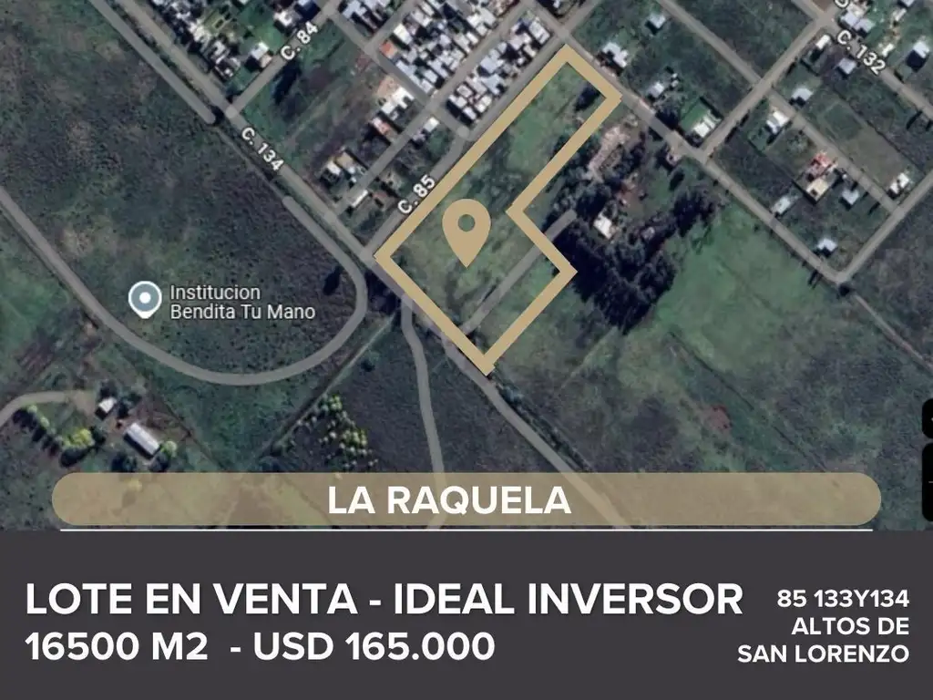 Venta de Lote en ALTOS DE SAN LORENZO, La Plata