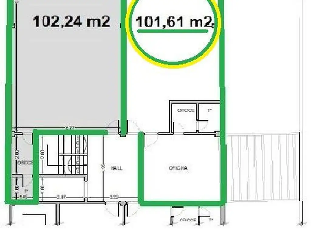 Oficina 100 m2 en alquiler. Complejo Bureau Leloir