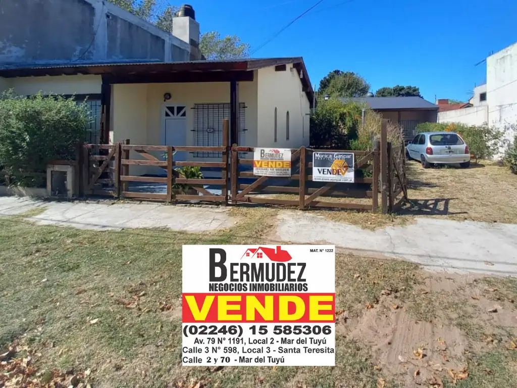 Casa en venta en 9 800 - Santa Teresita - Adinco