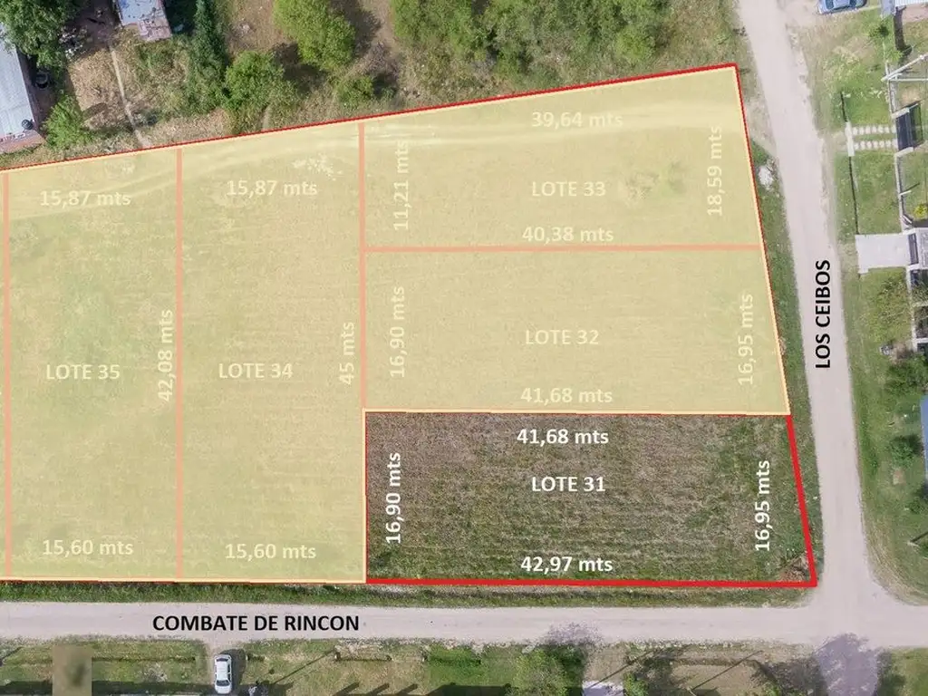 Venta Terreno en Rincón a 200 metros de la ruta