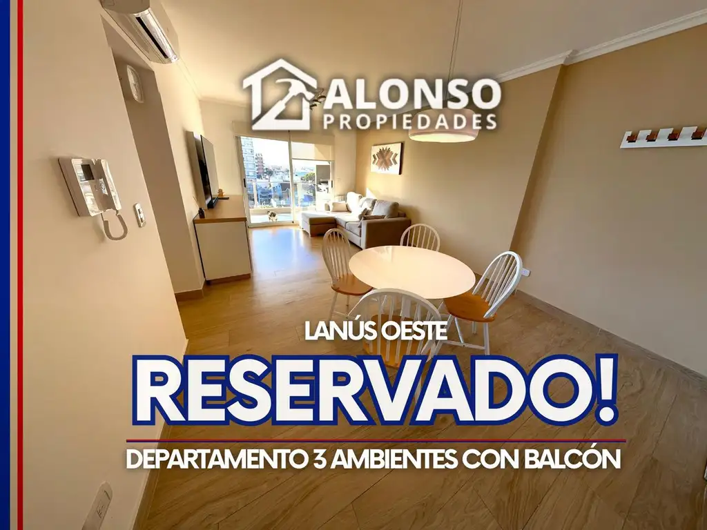 DEPARTAMENTO 3 AMBIENTES c/ BALCÓN EN VENTA EN LANUS