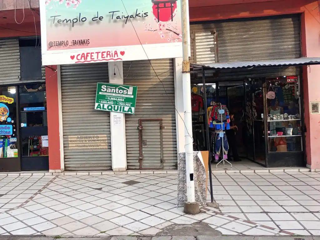 10 LOCALES Y GALPON 500 MTS 2 APROX. ZONA COMERCIAL ENFRENTE PLAZA CENTRAL RAFAEL CASTILLO