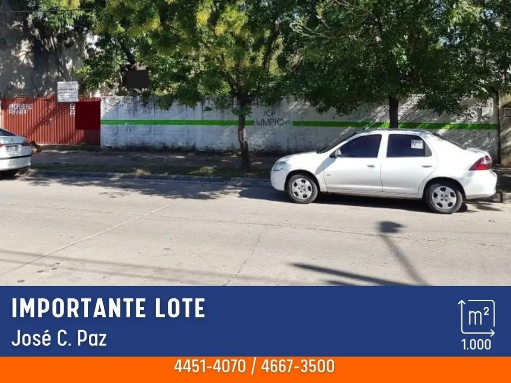 Lote - Venta - Argentina, José C Paz - Lavalle 1748